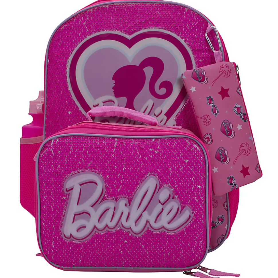 Accessory Innovations Barbie 5-Piece Backpack Set, Pink