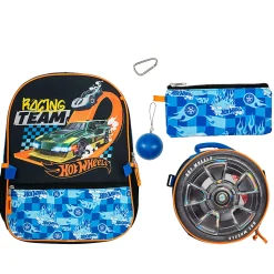Accessory Innovations Hot Wheels 5-Piece Backpack Set, Blue