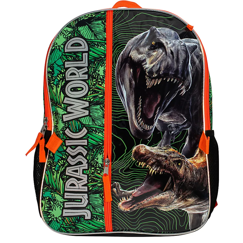 Accessory Innovations Jurassic World 5-Piece Backpack Set, Green/Black