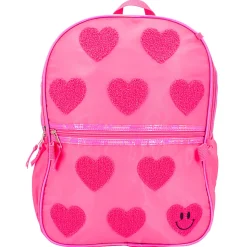 Accessory Innovations Pink Hearts Club 3-Piece Backpack Set, Pink