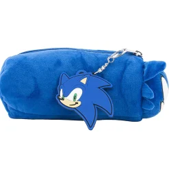 Accessory Innovations Plush Gadget Pencil Case, Sonic The Hedgehog, 7-1/2