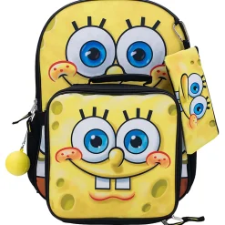 Accessory Innovations Sponge Bob 5-Piece Backpack Set, Yellow