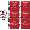 ACCO® Economy Non-Skid Paper Clips, 1000 Total, Jumbo, Silver, 100 Per Box, Pack Of 10 Boxes