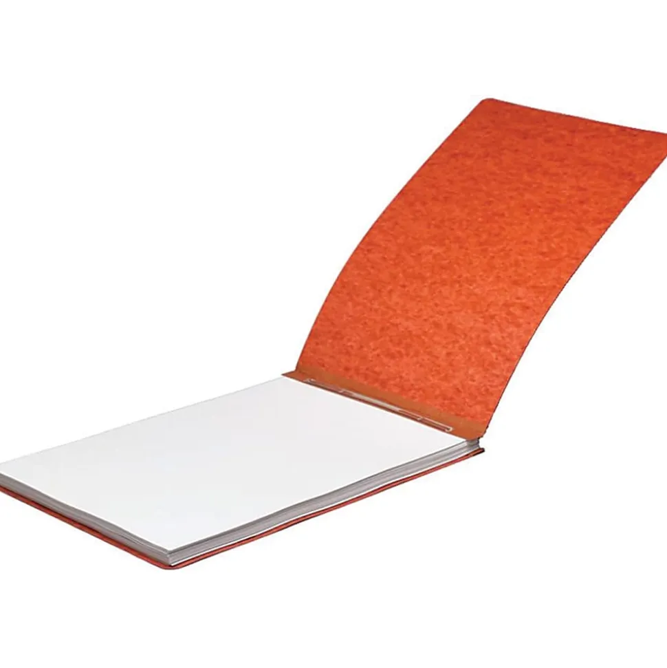 ACCO® Pressboard Report Cover With Fastener, Side Bound, 11" x 17", 60% Recycled, Earth Red
