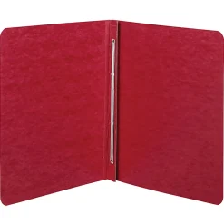 ACCO® Pressboard Report Cover With Fastener, Side Bound, 8 1/2" x 11", 60% Recycled, Earth Red
