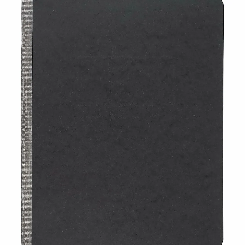 ACCO® Pressboard Report Cover With Fastener, Side Bound, 8 1/2" x 11", 60% Recycled, Black