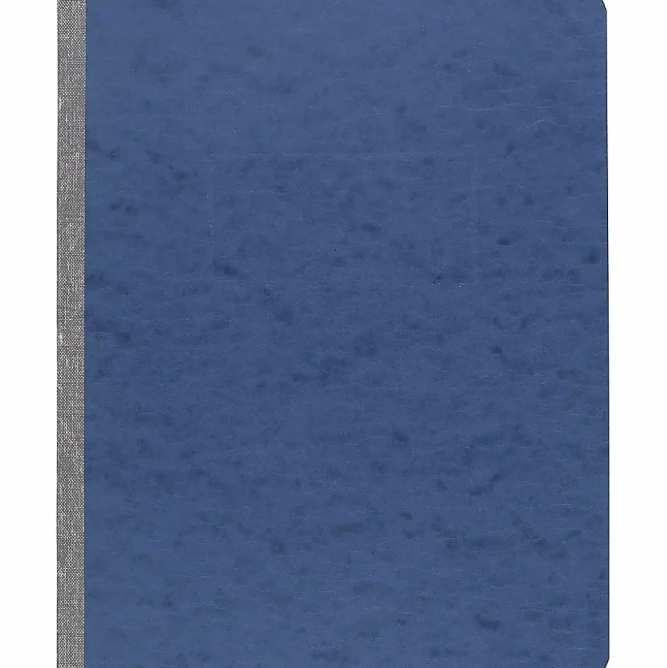 ACCO® Pressboard Report Cover With Fastener, Side Bound, 8 1/2" x 11", 60% Recycled, Dark Blue