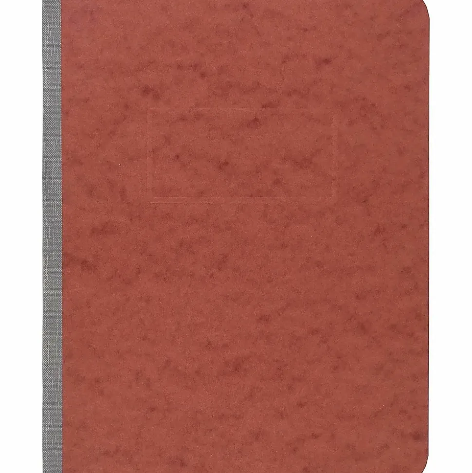 ACCO® Pressboard Report Cover With Fastener, Side Bound, 8 1/2" x 11", 60% Recycled, Red
