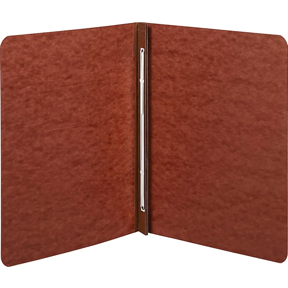 ACCO® Pressboard Report Cover With Fastener, Side Bound, 8 1/2" x 11", 60% Recycled, Red