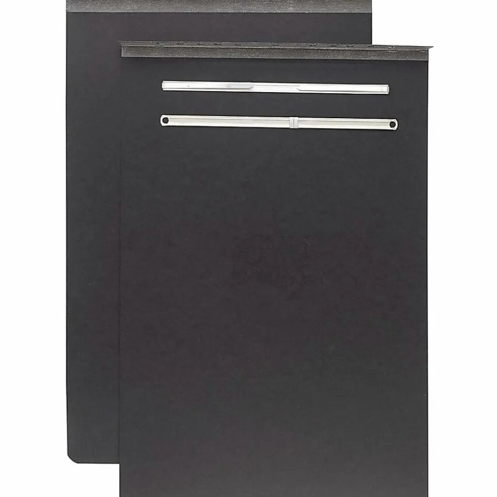 ACCO® Pressboard Report Cover With Fastener, Side Bound, 11" x 17", 60% Recycled, Black