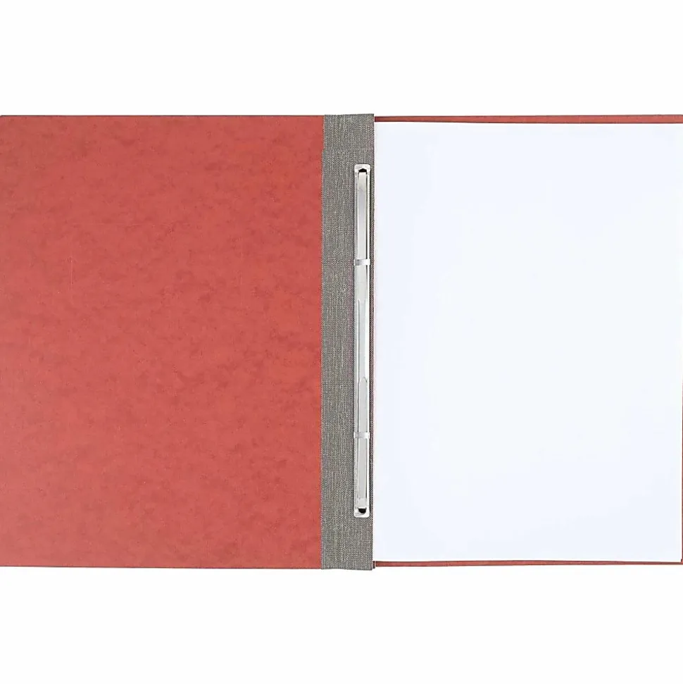 ACCO® Presstex® Binder, Side Bound, 11" x 8 1/2", 60% Recycled, Red