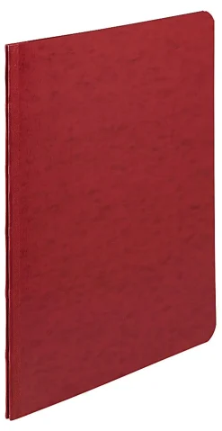ACCO® Presstex® Binder, Side Bound, 11" x 8 1/2", 60% Recycled, Executive Red