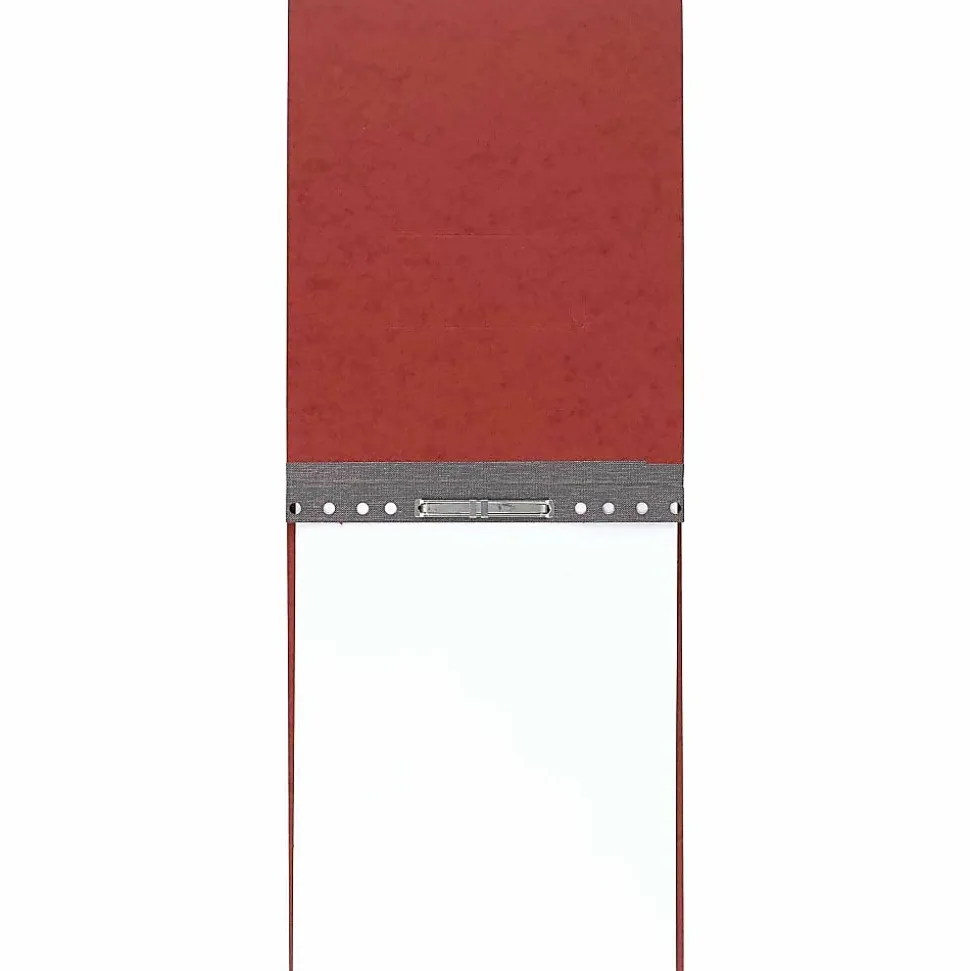 ACCO® PRESSTEX® Report Covers, Top Binding for Letter Size Sheets, 2" Capacity, Brick Red