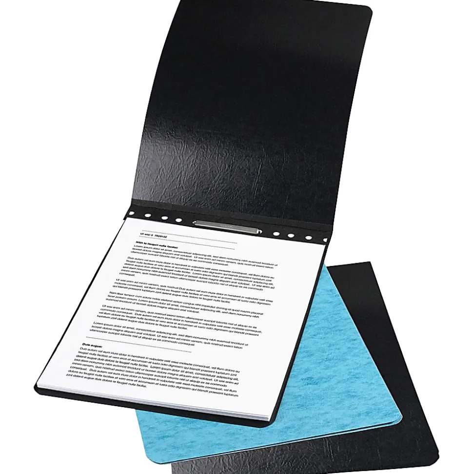 ACCO® Presstex® Tyvek®-Reinforced Top Binding Cover, 8 1/2" x 11", 60% Recycled, Dark Blue