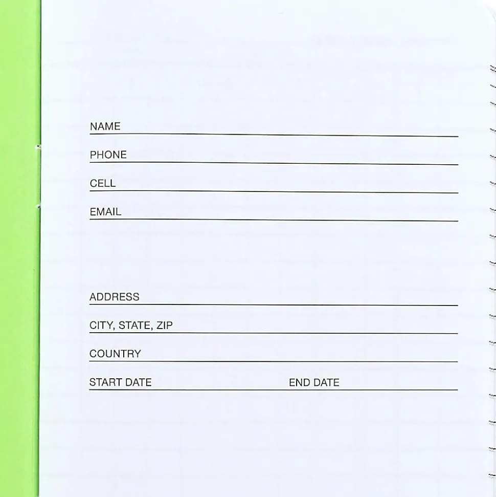 ACCO® / Wilson Jones® Foreman's Pocket-Size Time Book, 2 Pages Per Week, 6.75" x 4.12"