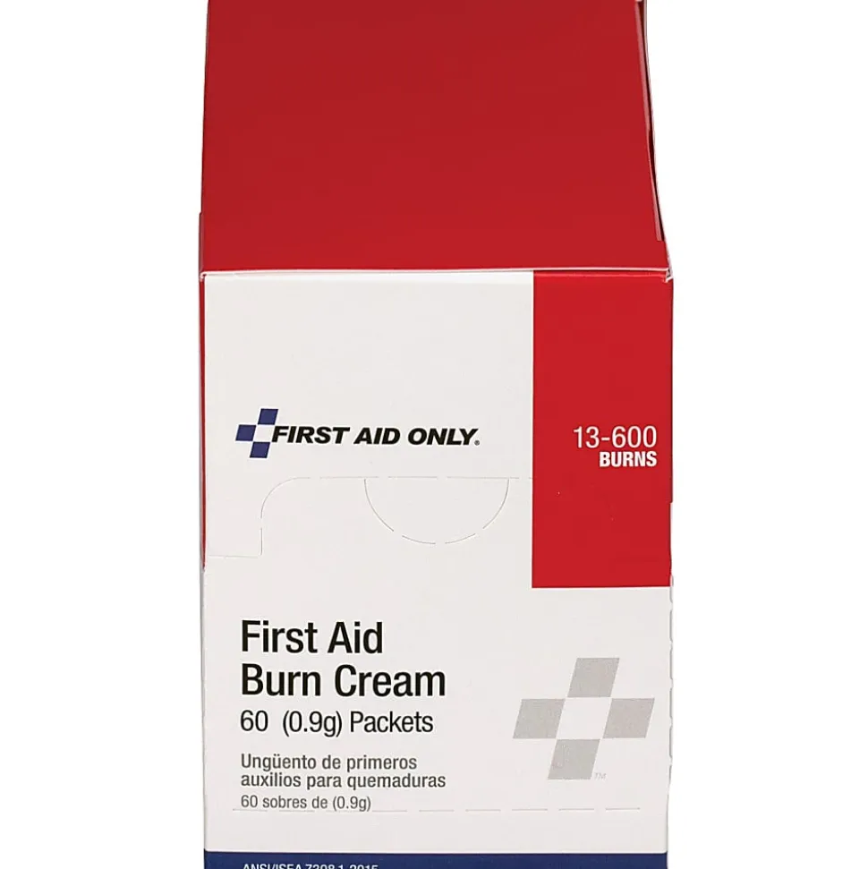 Acme United Single-Use Burn Ointment Packets, 3.2 Oz, Box Of 60
