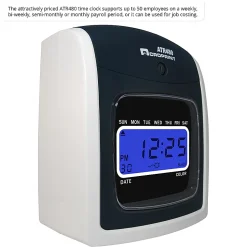 Acroprint Totalizing Payroll Recorder, 50 Employees, 9-13/16