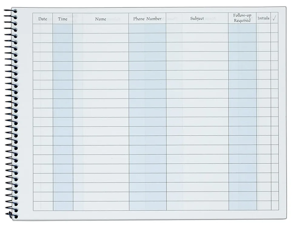 Adams Activity Log Book, 8 1/2" x 11", Books Of 50 Pages