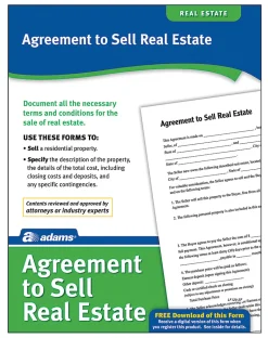 Adams® Agreement To Sell Real Estate