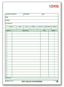 Adams® Carbonless General Purpose Book, 5 9/16" x 8 7/16", 2-Part, White/Canary