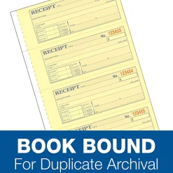 Adams® Carbonless Money/Rent Receipt Book, 3-Part, 7 5/8