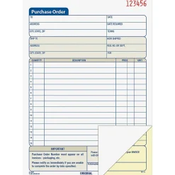 Adams® Carbonless Purchase Order Book, 5 9/16