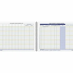 Adams® Check Payment And Deposit Register, 8 1/2