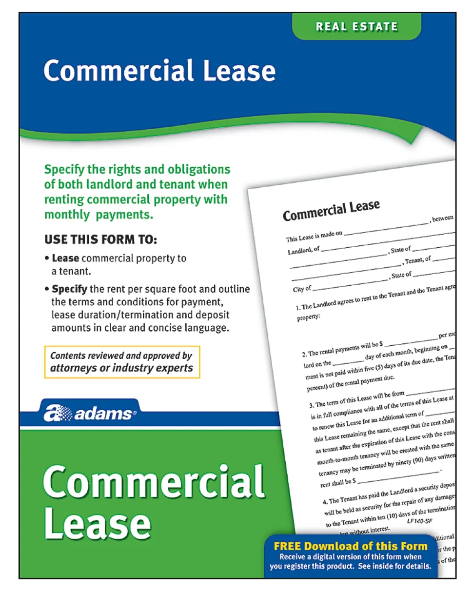 Adams® Commercial Lease