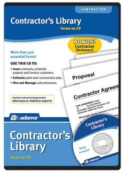 Adams® Contractor's Library, CD