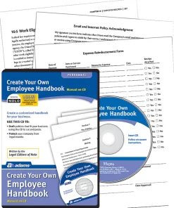 Adams® Create Your Own Employee Handbook, CD