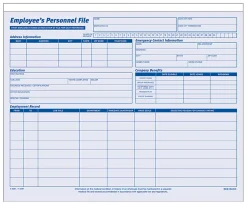 Adams® Employee Record Folders, 9 1/2