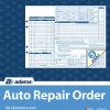 Adams® Garage Repair Order Form Books, 3-Part, 8-1/2" x 11-7/16", 150 Pages, Blue, Pack Of 50 Books