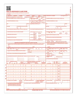 Adams® Health Insurance Claim Forms, 8 1/2" x 11", White, Pack Of 250