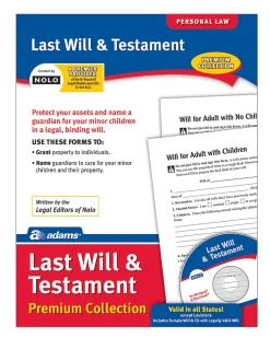 AdamsĀ® Last Will & Testament