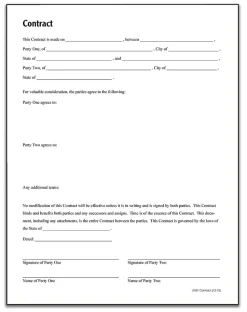 Adams® Legal Contracts
