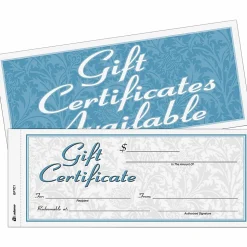 Adams® 2-Part Gift Certificates Kit, 3 2/5