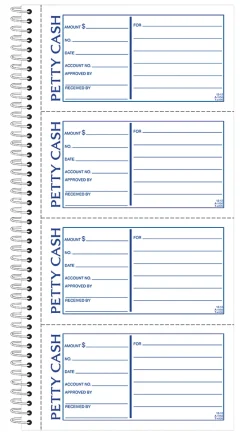 Adams® 2-Part Petty Cash Receipt Book, 5 1/2