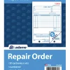 Adams™ 2-Part Service Repair Book, 5 9/16" x 8 7/16", 50 Sets