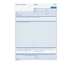 Adams® Proposal Unit Sets, 3-Part, 8 1/2" x 11 7/16", Multicolor, 50 Sets Per Pack, Carton Of 8 Packs