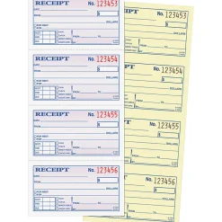 Adams Spiral 2-part Money/Rent Receipt Book - 200 Sheet(s) - Spiral Bound - 2 Part - 11