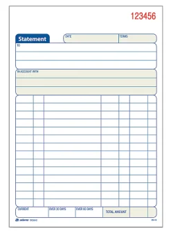 Adams® Statement Book, 5 9/16" x 7 15/16"
