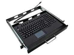 Adesso® AKB-425UB EasyTouch USB Rackmount Keyboard With Touchpad
