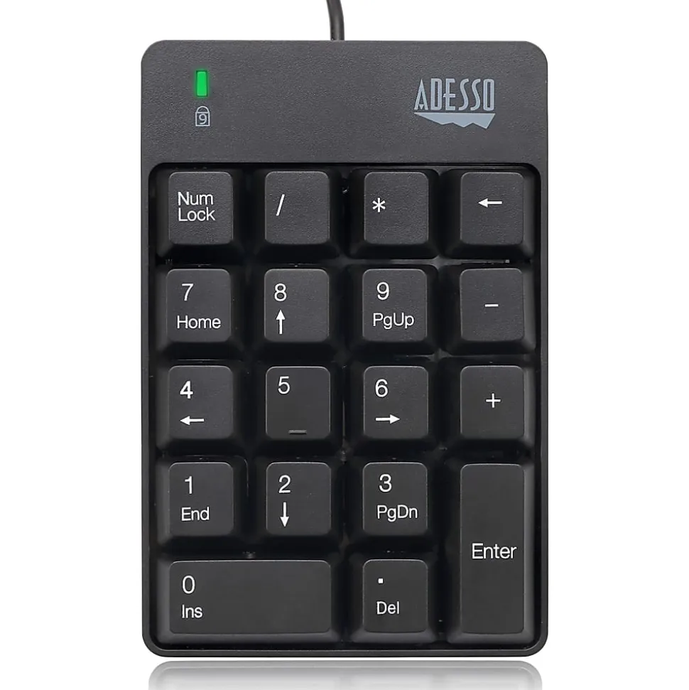 Adesso® AKB-601UB USB Spill-Resistant Numeric Keypad