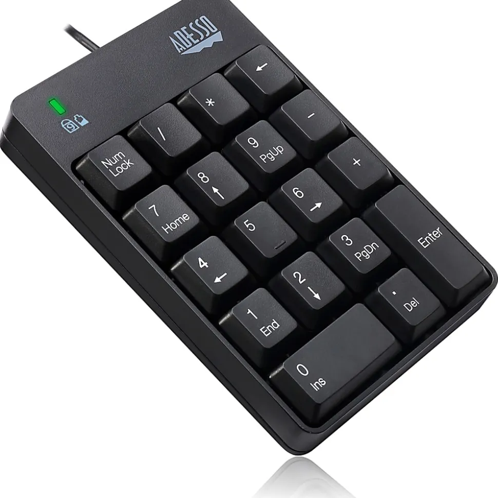 Adesso® AKB-601UB USB Spill-Resistant Numeric Keypad
