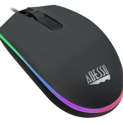 Adesso EasyTouch 137CB Illuminated Gaming Keyboard & Mouse Combo - USB Cable - 104 Key - English (US) - AKB137CB