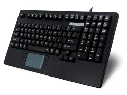 Adesso EasyTouch 425 Rackmount Touchpad Keyboard, Black