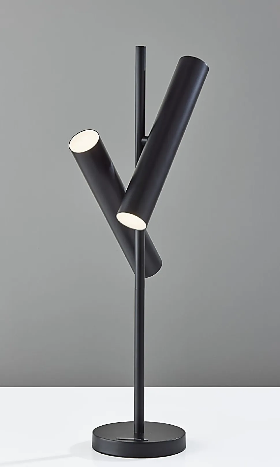 Adesso Greer 30"H LED Table Lamp, Black
