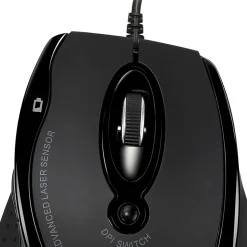 Adesso® iMouse G2 USB Ergonomic Optical Mouse, Black