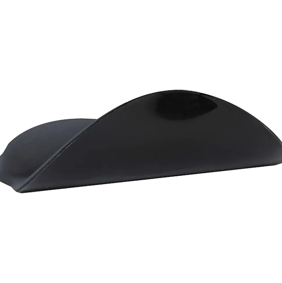 Adesso Memory Foam Mouse Pad with Wrist Rest, 0.90"H x 9.70"W x 7.70"D, Black, Memory Foam, Polyurethane, Fiber, Rubber, Anti-slip
