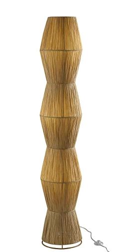 Adesso Renata Floor Lantern, Paper Raffa